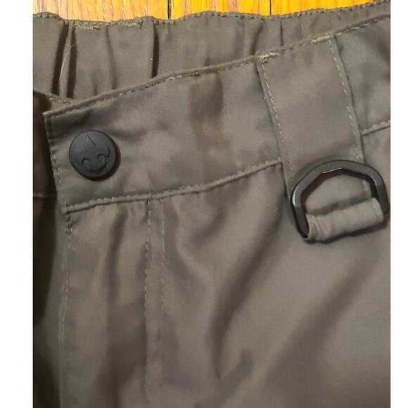 Army Green Cargo Zip Active Hiking Pants - Picture 4 of 6